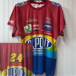 90s NASCAR Jeff Gordon DuPont Racing Shirt XL 24 Vintage